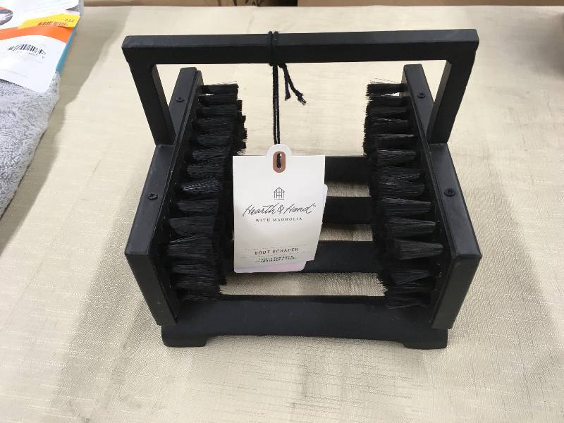 lot 205 image: Hearth & Hand Boot Scraper, Retail $27.99