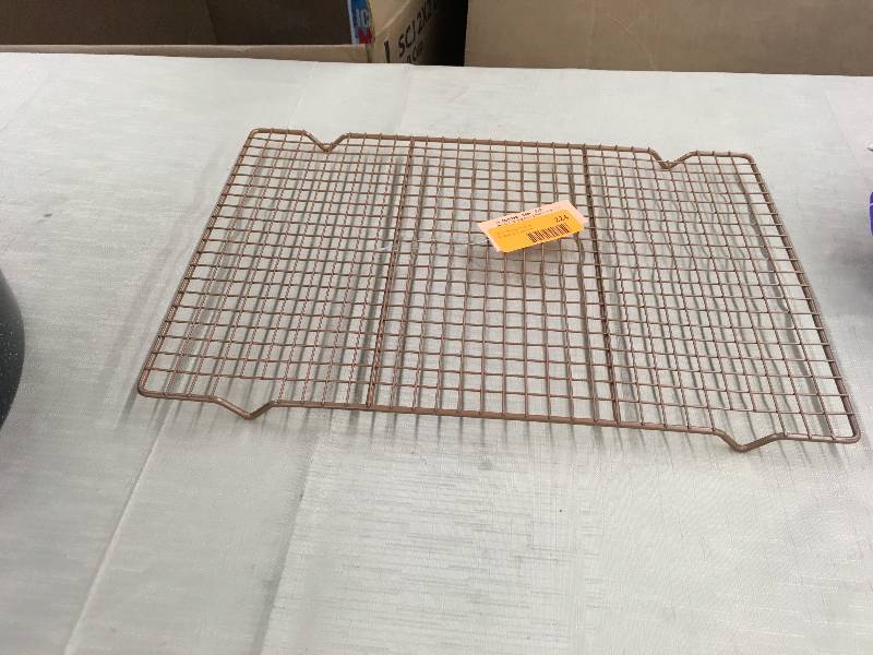 lot 224 image: Copper Cooling Rack, Retail $9.99