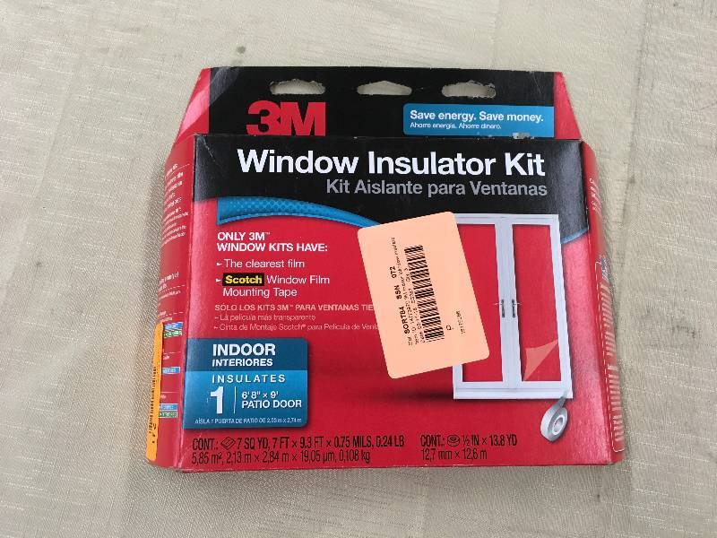 lot 231 image: 3M Window Insulator Kit, Retail $8.99