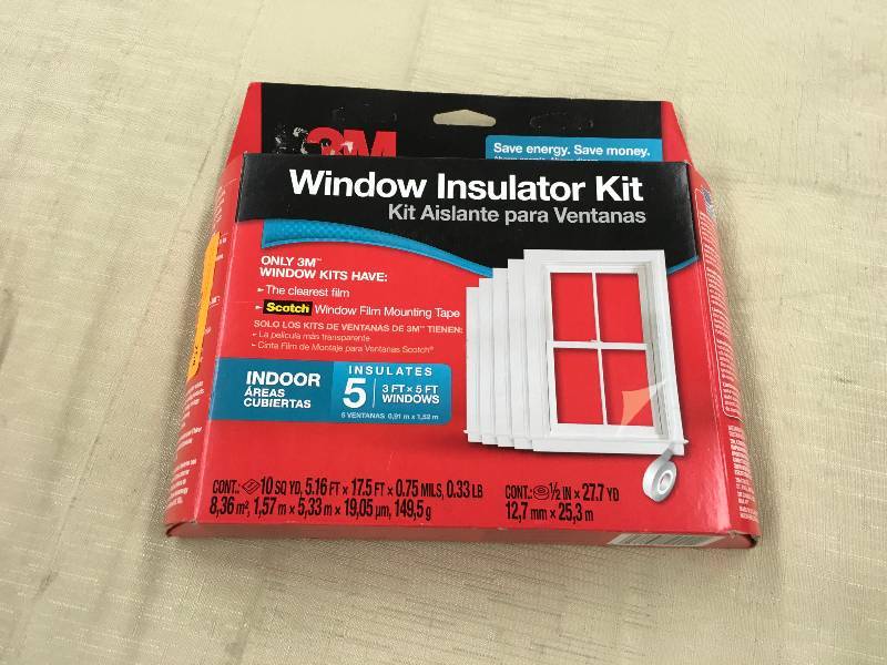lot 254 image: 3M Window Insulator Kit, Retail $8.99