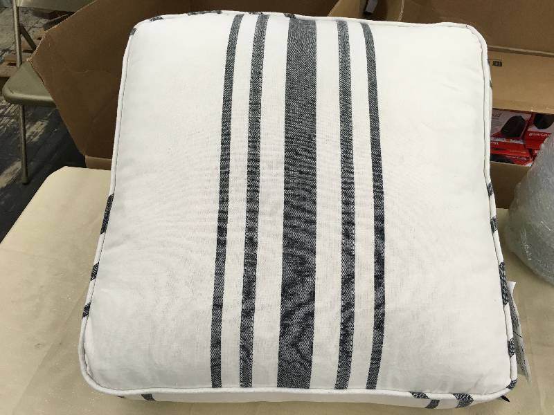 lot 271 image: Square Floor Pillow, Retail $49.99