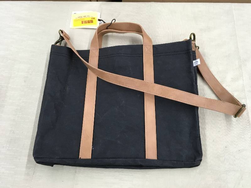 lot 296 image: Tote Bag - Black - Hearth & Hand with Magnolia, Retail $19.99