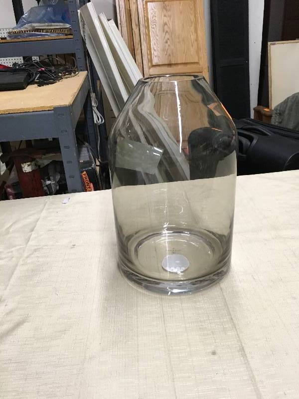 lot 485 image: Hearth & Hand Medium Glass Jug Vase, Retail $22.99