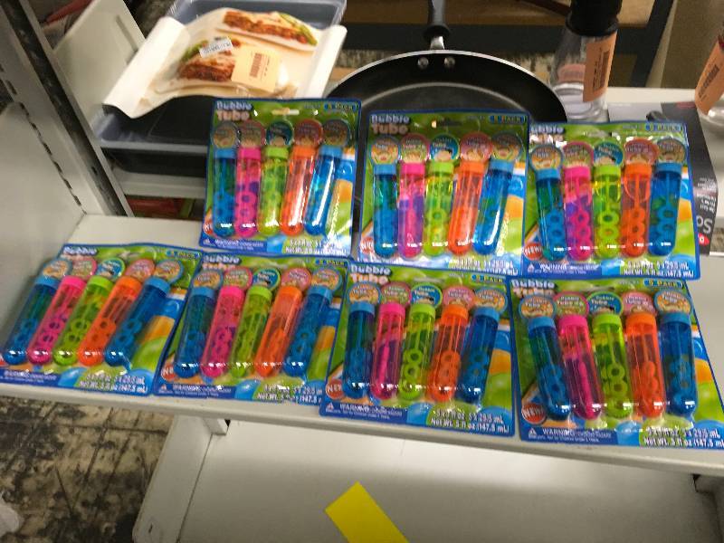 lot 519 image: Seven Bubble Tube (5 Pack), Retail $13.99