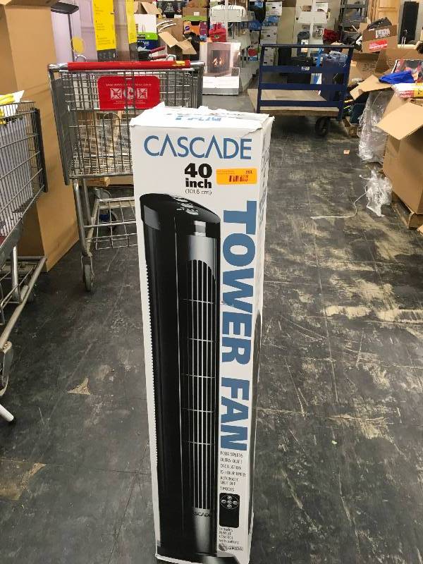 Cascade Tower Fan, Retail $19.99