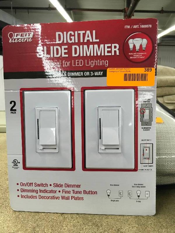 2PK Digital Slide Dimmer, Retail $19.99