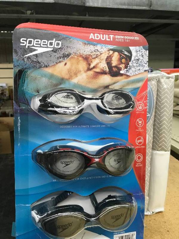 Speedo Adult Goggles, Retail $14.99