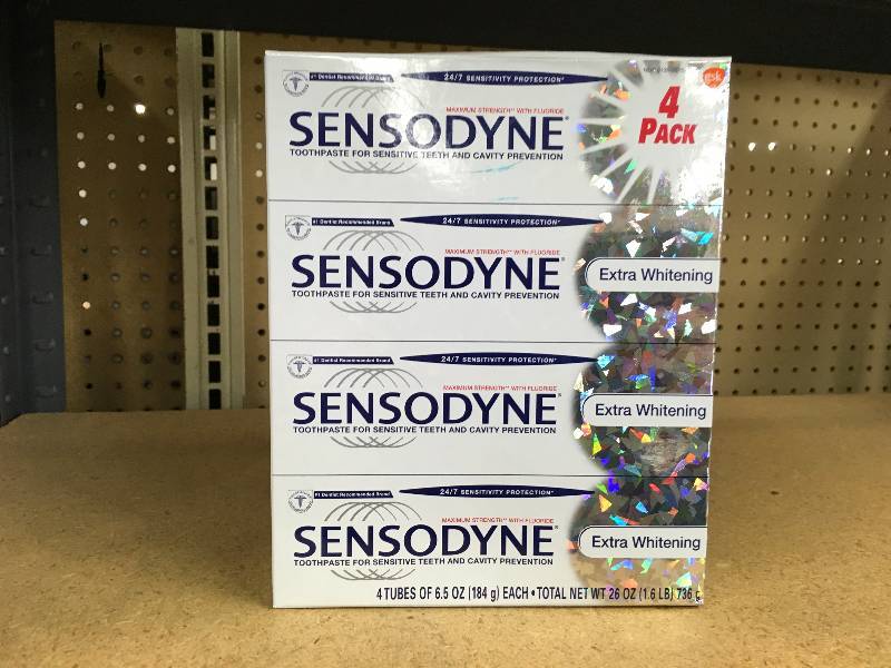 Sensodyne 4PK Toothpaste, Retail $21.99