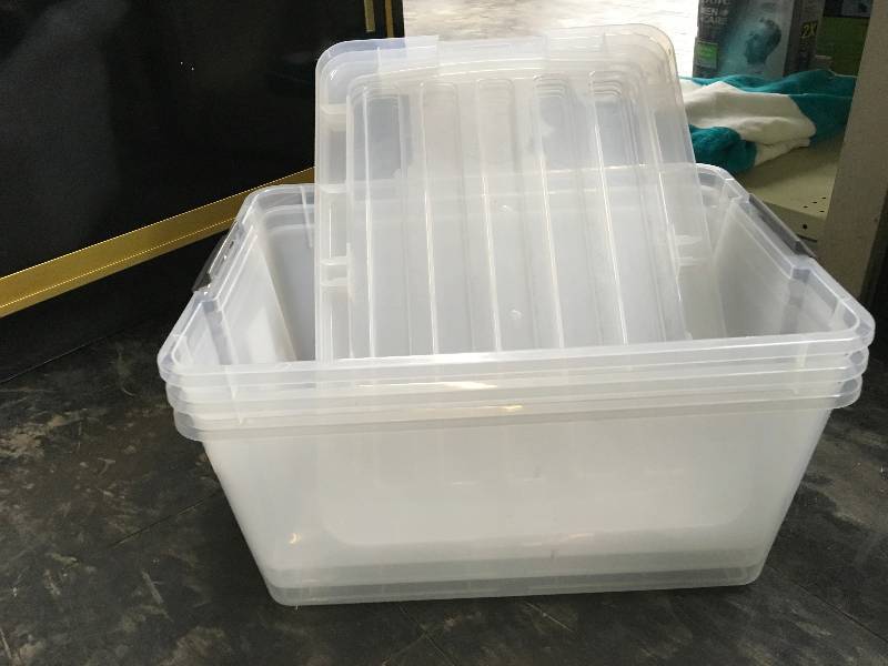 3PK Storage Totes, Retail $14.99