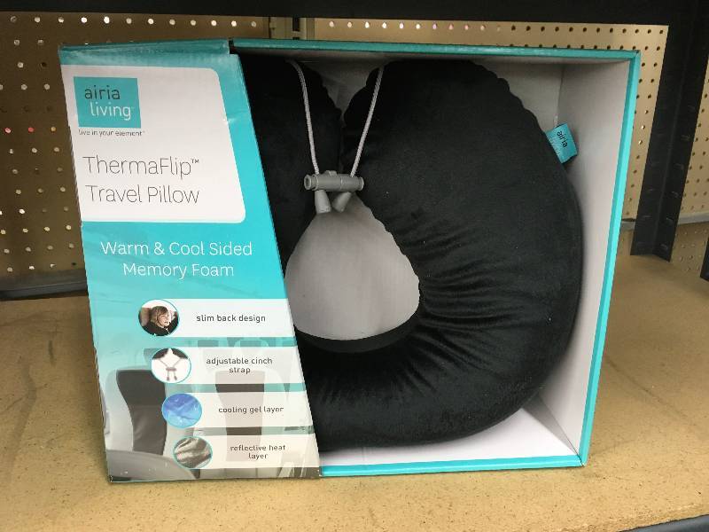 Therma Flip Travel Pillow & Comfort Eye Mask, Retail $12.99