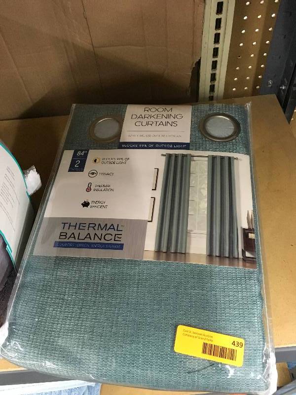 Thermal Balance Curtains, Retail $21.99