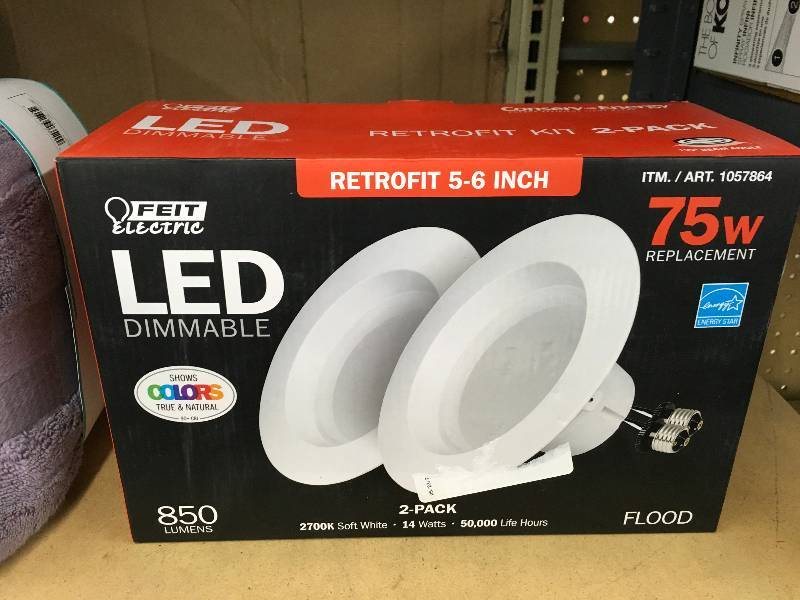 Feit LED 2PK 75 Watt, Retail $17.99