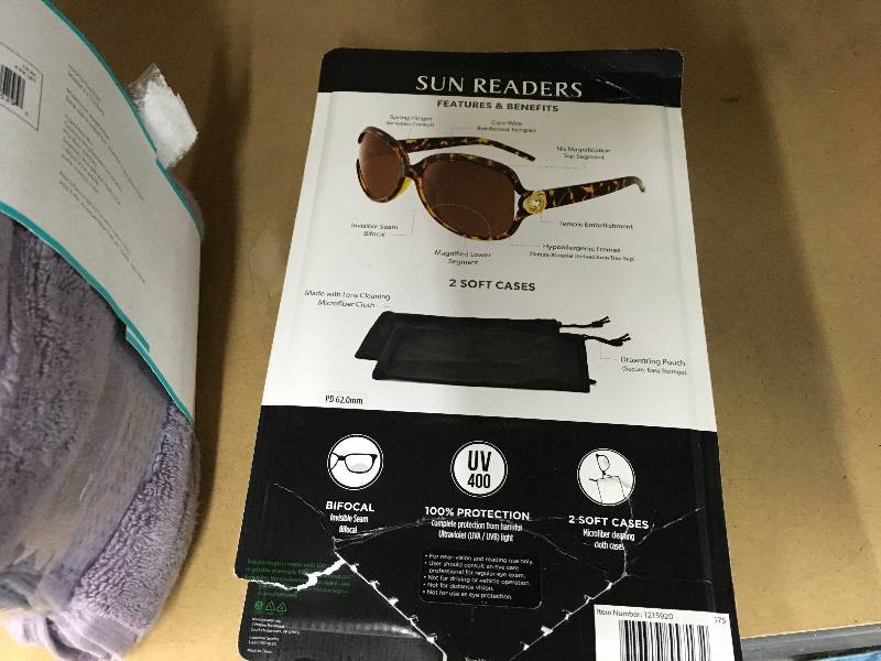 Sun Readers 1.75 , Retail $14.99