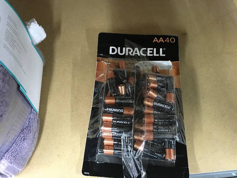 Duracell 40PK AA Batteries, Retail $15.99