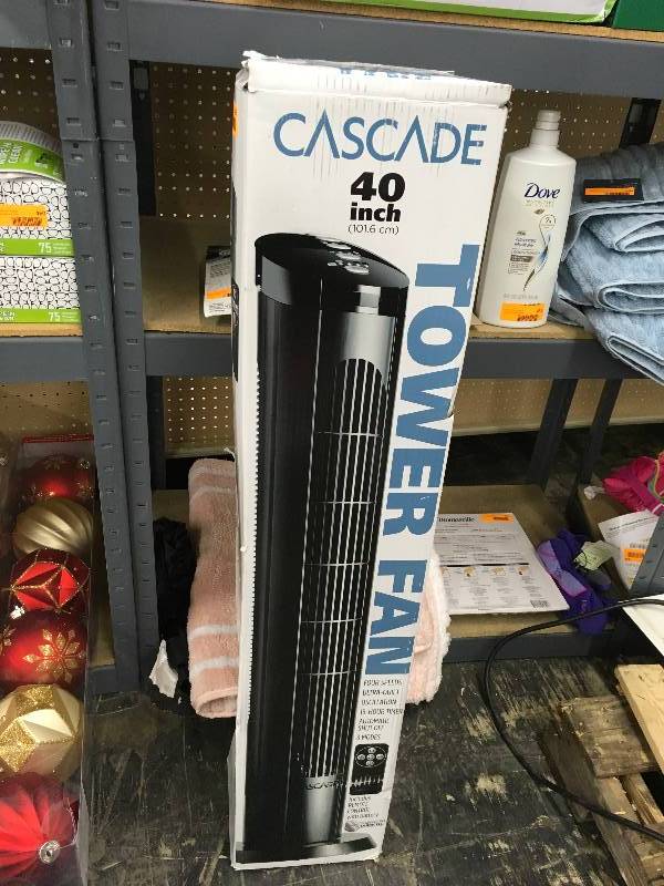 Cascade Tower Fan, Retail $19.99