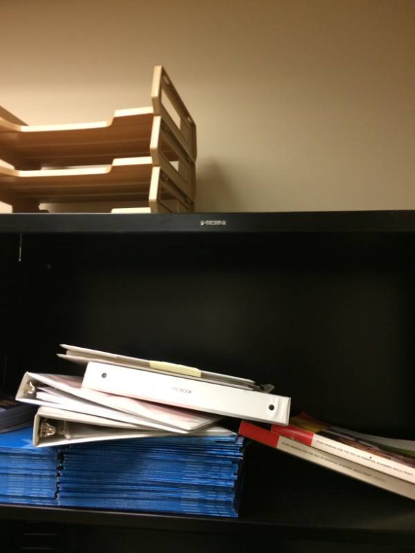 lot 6 image: MSRP $300 HON Brigade Metal 5 Shelf Black Bookcase 71 x 34 12 x 12 58 - Like New Condition - 4 Shelves Adjustable - Each Shelf Can Support 100lbs