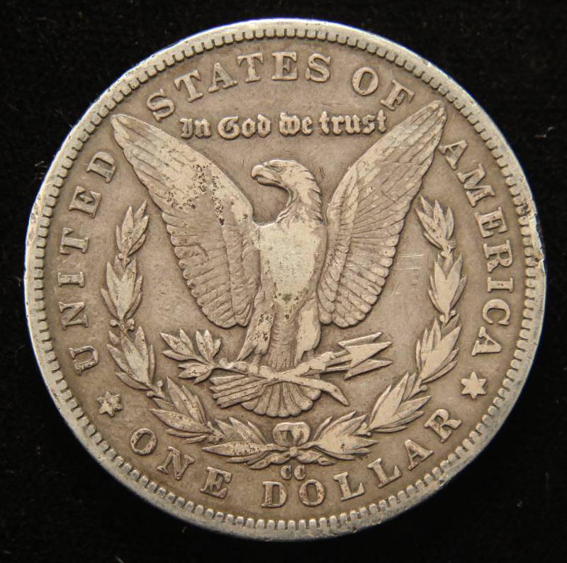 1890-CC CARSON CITY MORGAN SILVER DOLLAR