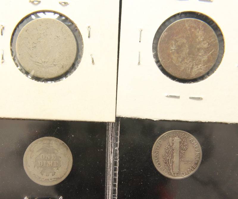 4 US COINS AS PICTURED