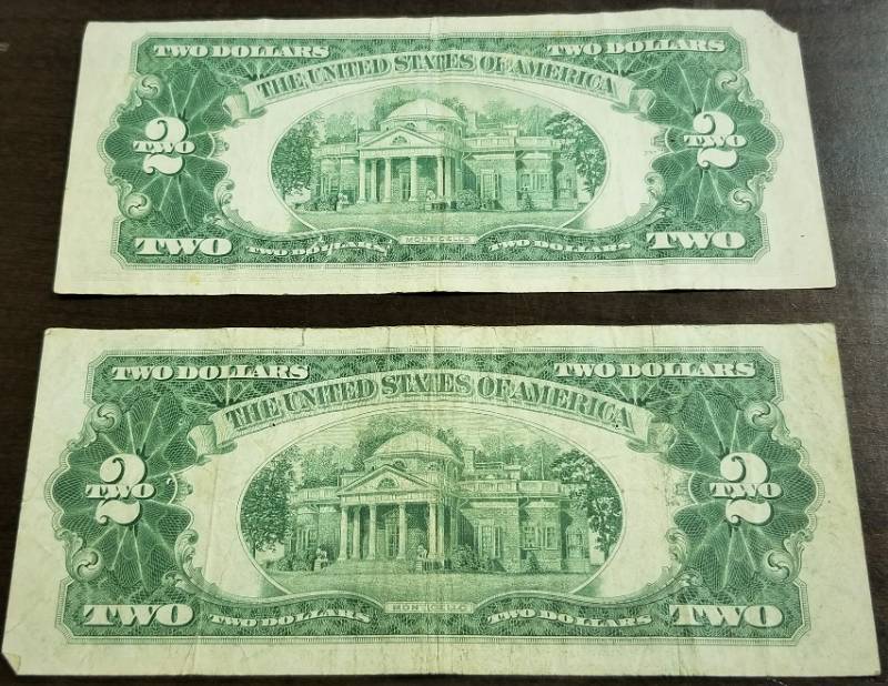 GROUP OF 2 US RED SEAL $2 BILLS