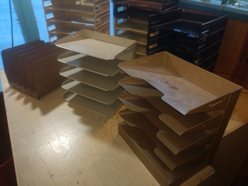 lot 54 image: Filing Racks (6) Various Sizes