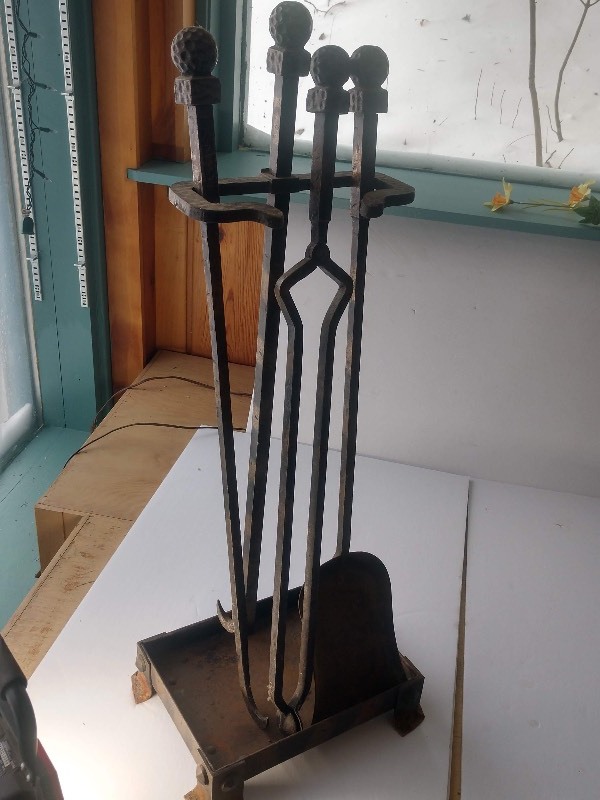 lot 44 image: Antique Fireplace Tools