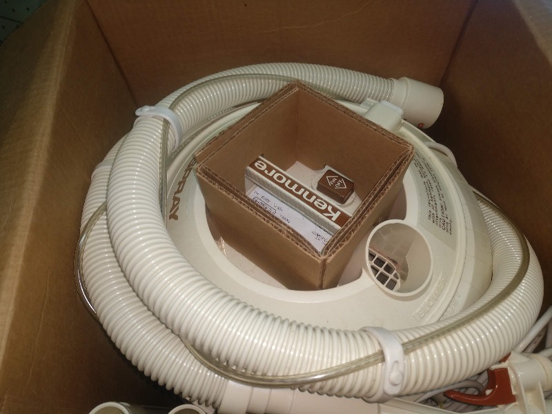 lot 88 image: Vintage Houseboy Floor Polisher, Eureka Floor Cleaner, Kenmore Carpet Cleaner