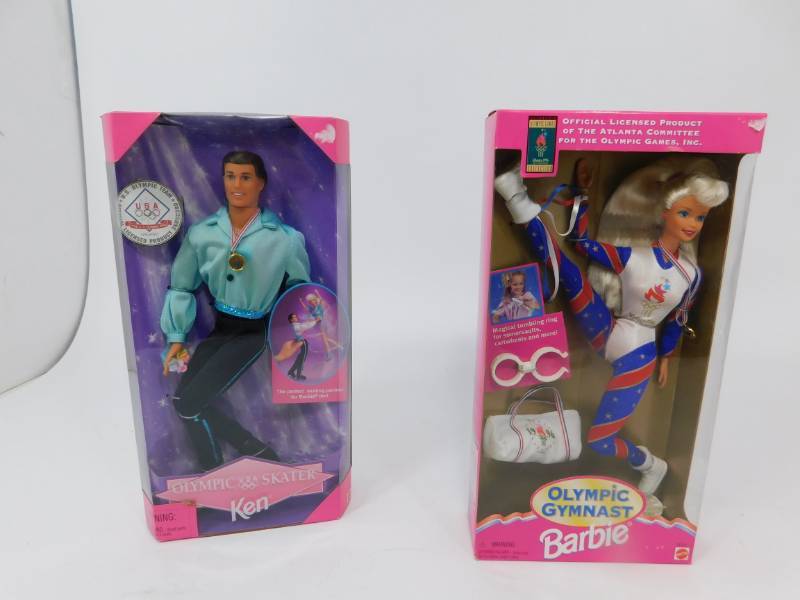 lot 5 image: Two Collectible Mattel Dolls