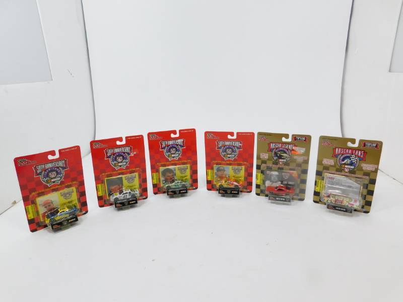 lot 23 image: Six 50th Anniversary NASCAR Collectibles