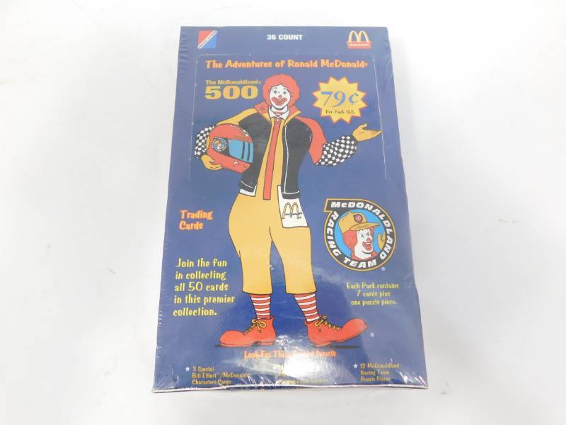 lot 43 image: The Adventures Of Ronald McDonald Trading Cards