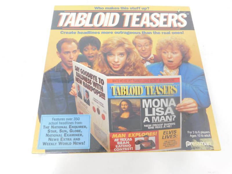 lot 90 image: TABLOID TEASERS-Create Headlines More Outrageous Than The Real Ones