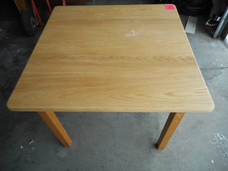 Small Solid Oak Table
