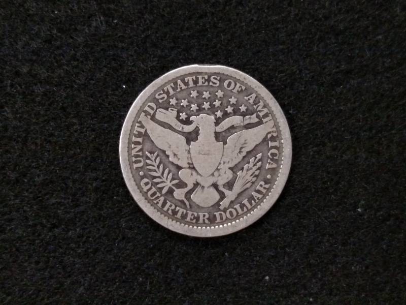 lot 85 image: 1899 Barber Silver Quarter...