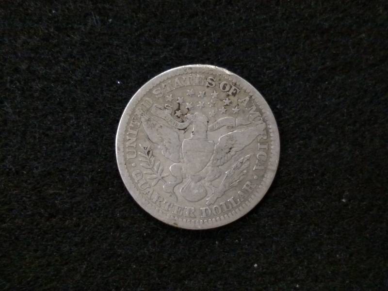 lot 86 image: 1907 Barber Silver Quarter...