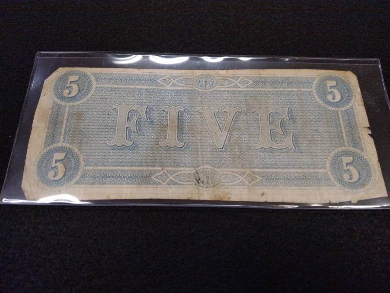 lot 97 image: 1864 Large Size Confederates States...