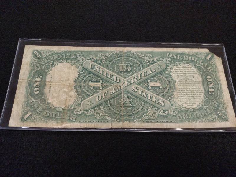 lot 100 image: 1917 Large Size One Dollar Legal Te...