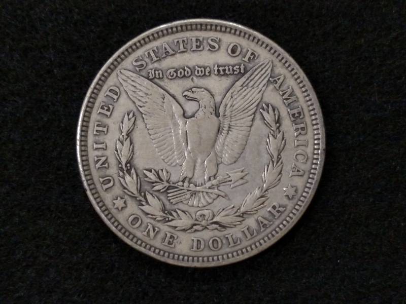 lot 7 image: 1921 Morgan Silver Dollar...