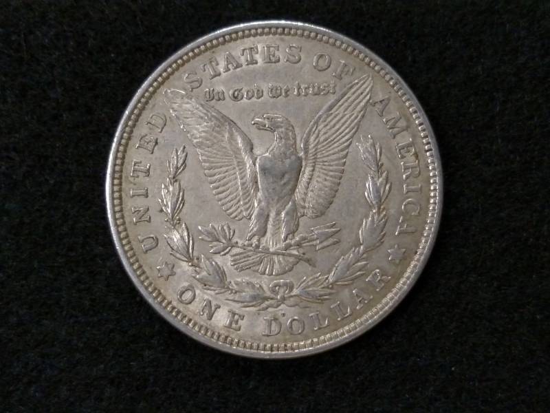 lot 8 image: 1921 D Morgan Silver Dollar...
