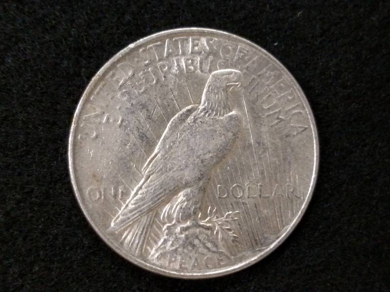 lot 13 image: 1922 Peace Silver Dollar...