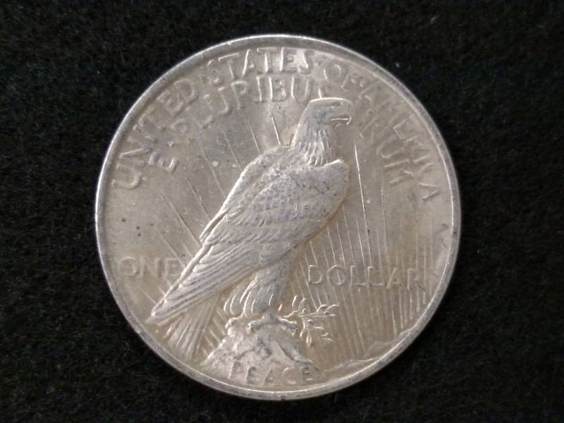 lot 14 image: 1922 Peace Silver Dollar...