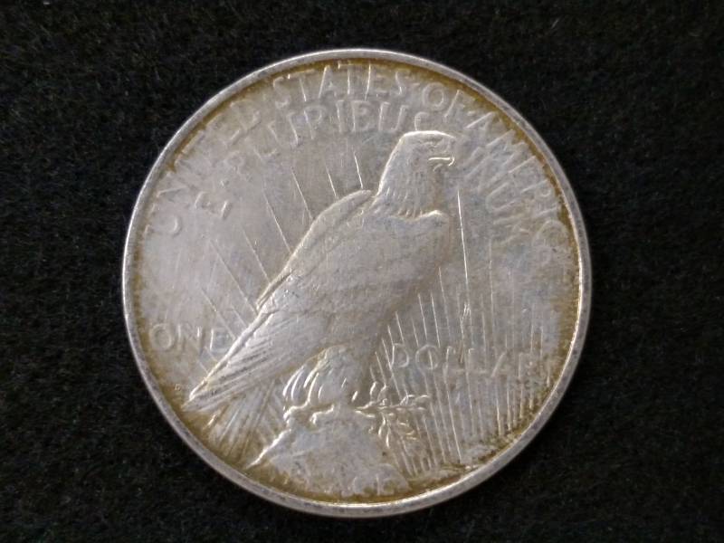lot 16 image: 1922 D Peace Silver Dollar...