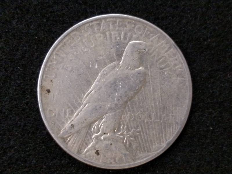 lot 24 image: 1926 S Peace Silver Dollar...