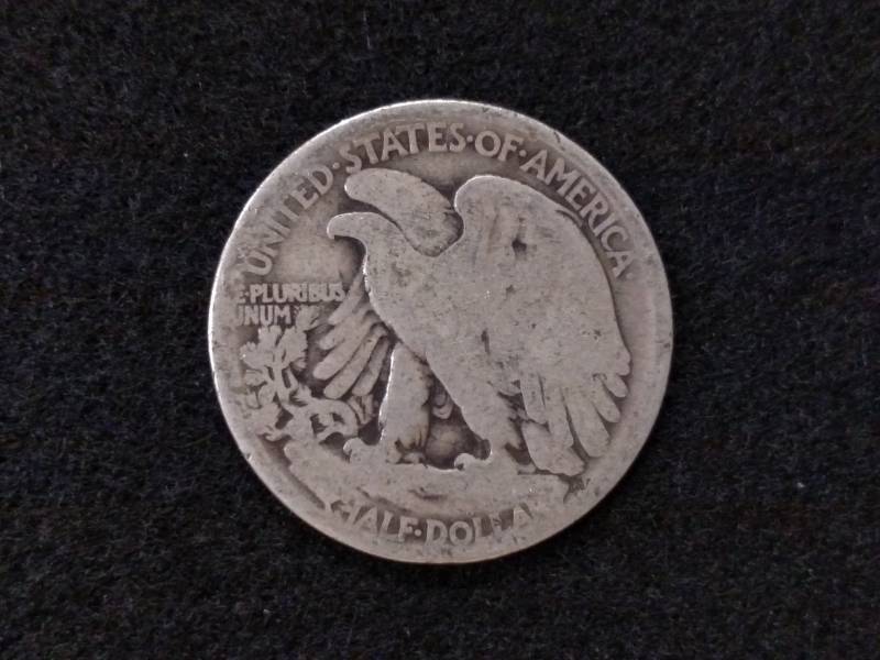 lot 32 image: 1917 Walking Liberty Silver Half Do...
