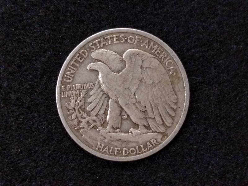 lot 40 image: 1939 Walking Liberty Silver Half Do...
