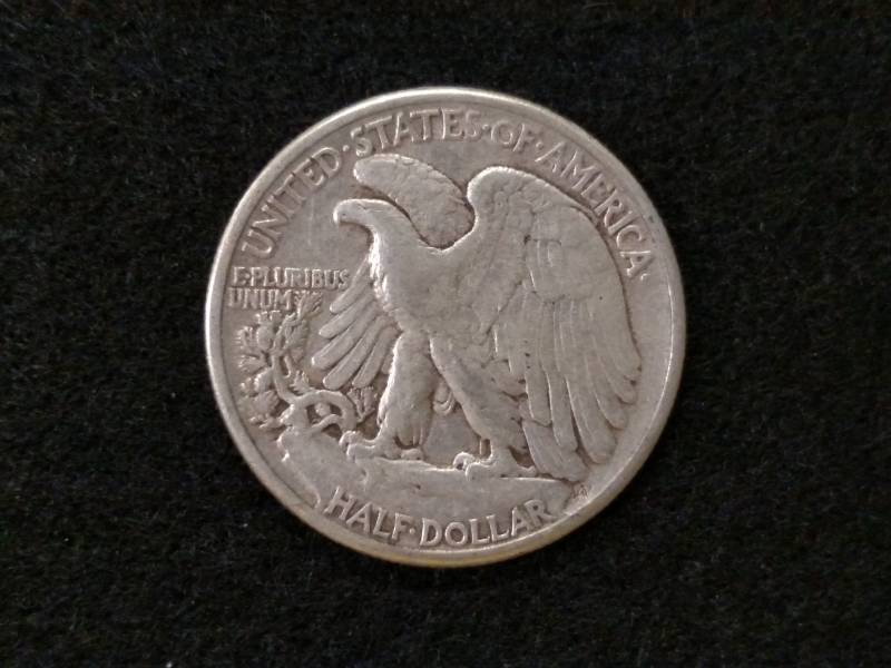 lot 43 image: 1941 Walking Liberty Silver Half Do...