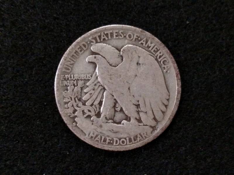 lot 48 image: 1942 S Walking Liberty Silver Half ...