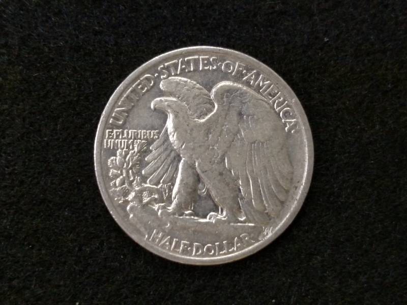 lot 49 image: 1943 Walking Liberty Silver Half Do...