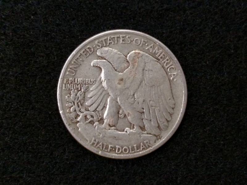 lot 57 image: 1946 Walking Liberty Silver Half Do...