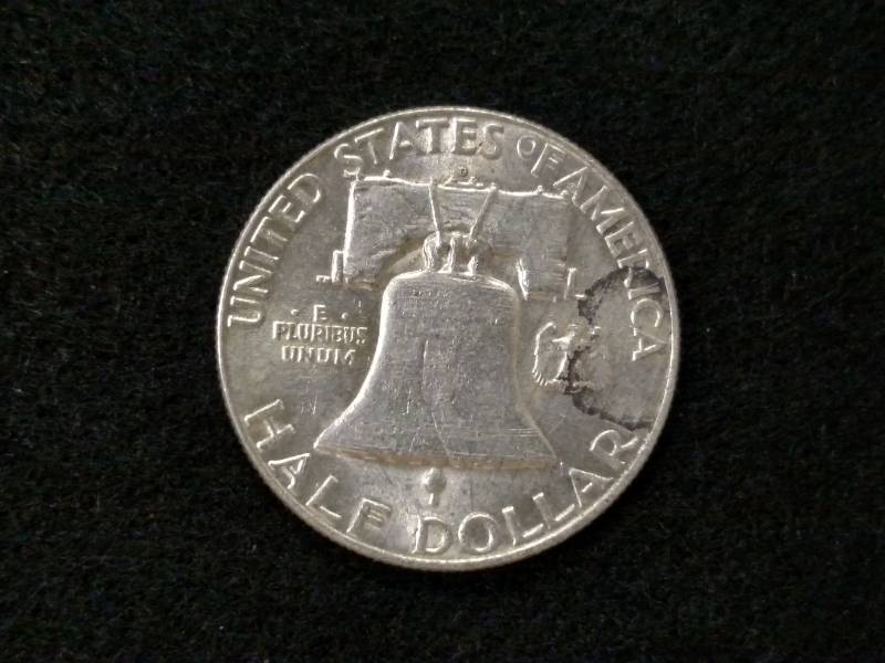 lot 68 image: 1952 D Franklin Silver Half Dollar...