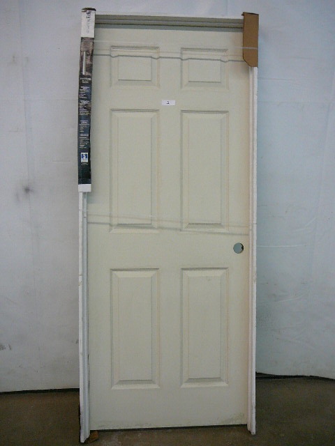 lot 2 image: Molded 6 Panel Textured Door