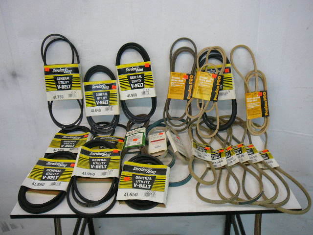 lot 18 image: V-Belts with Tote